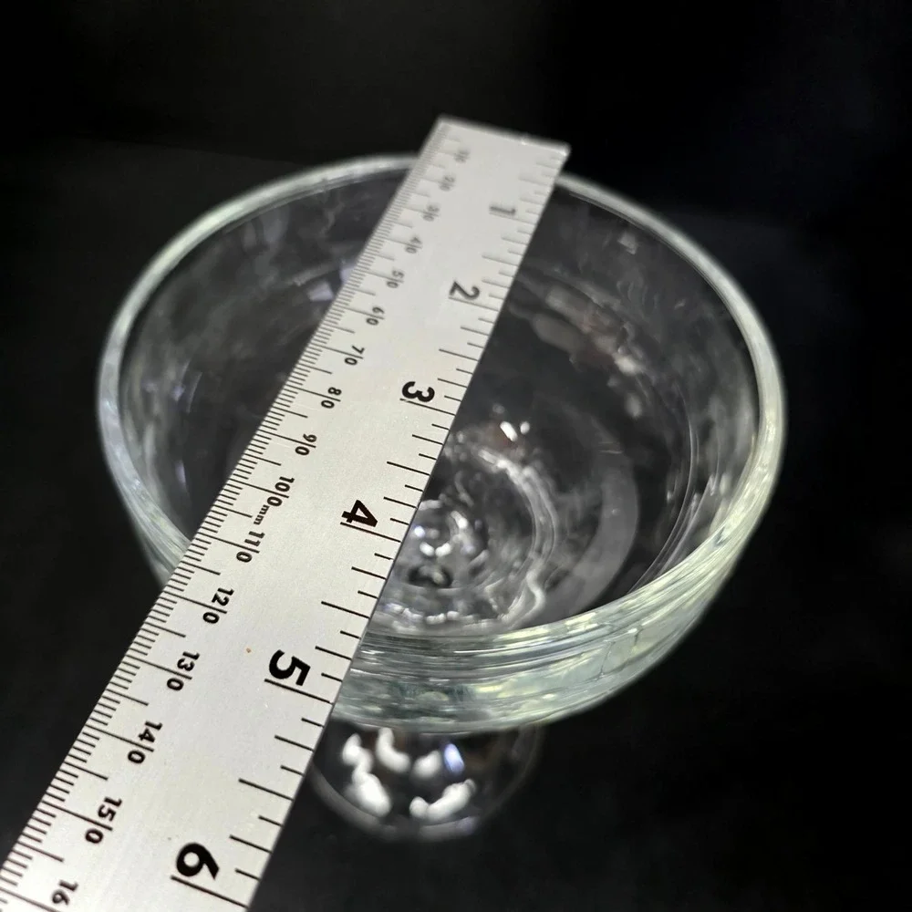 Cost Plus World Market Margarita Glasses Set of 3 Clear Glass Stemmed Barware